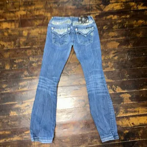 Miss Me bling western bootcut 25 embroidered jeans thumbnail 4