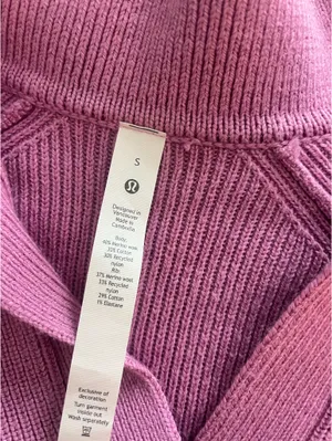 Lululemon pink sweater thumbnail 3