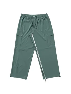 PINK Tech Stretch Cargo Parachute Pants Green Size Large thumbnail 10