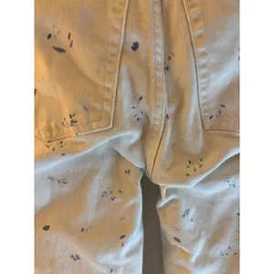 Free Assembly Womens Floral High Rise Straight Jeans Cream Size 8 Floral Print‎ thumbnail 3