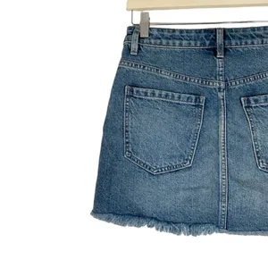 Free People We The Free High Waist Jean Skirt Size 27 thumbnail 8