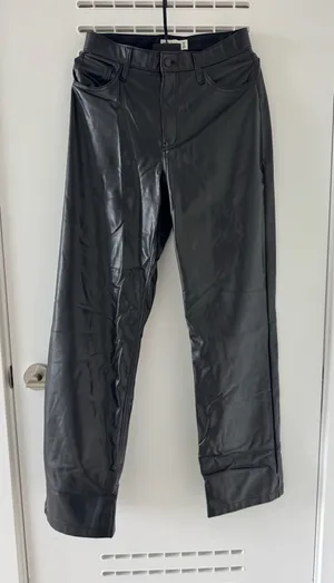 Abercrombie &fitch leather pants thumbnail 1