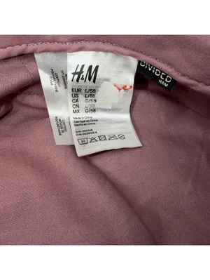 H&M Corduroy Pink Beret Women's Cabby Cap One Size Large thumbnail 5