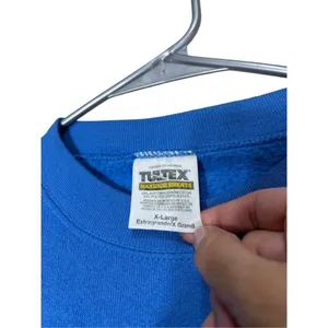 Vintage 90s Alaska Tultex Crewneck blue Sweatshirt Size XL‎ thumbnail 6