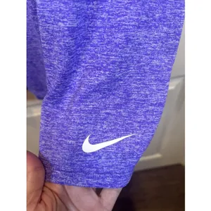 Nike Dri-Fit Women Athletic Plus Size 2X Short Sleeve Shirt Heather Purple thumbnail 3