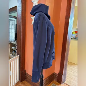 Vintage Polo by Ralph Lauren Navy Blue Hooded Zip-up thumbnail 2