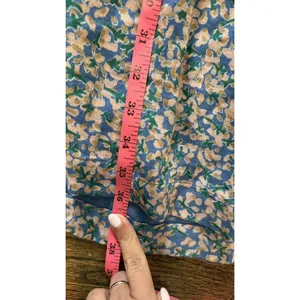 Anthropologie Mirth Caftan Perth mini dress in the Blueberry Print Medium 3031 thumbnail 12