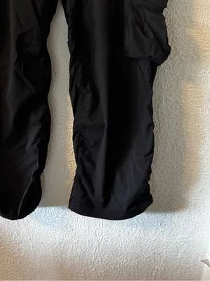 Lululemon Beyond the Studio Ruched Cargo pants LW5GILS black thumbnail 4