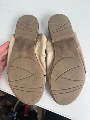 Miz Mooz Dandelion Leather Wide Width Slide Sandals Size 36W thumbnail 2