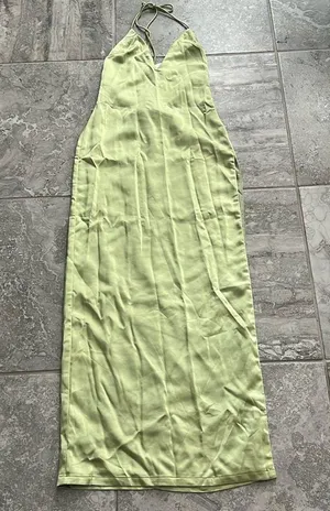 Revolve x More to Come Regina Maxi Dress in Green, Size XS New w/Tag thumbnail 6