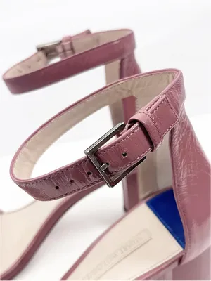 STUART WEITZMAN Nearly Nude Rose Clay Adjustable Ankle Strap Heel Sandals 7.5 thumbnail 8