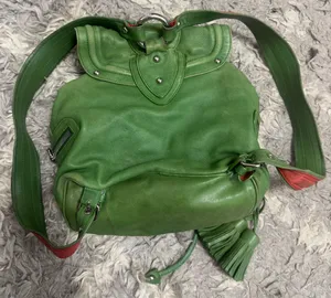 Vintage Leather Mini Backpack thumbnail 9