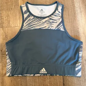 Adidas By Zoe Saldana Sports Bra Women's Medium thumbnail 1