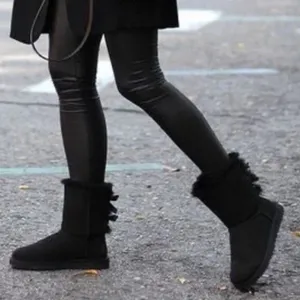 UGG Black Bailey Bow Tie Boots thumbnail 2