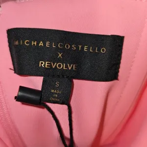 NWT Michael Costello X Revolve‎ Pink India Midi Dress Small thumbnail 5