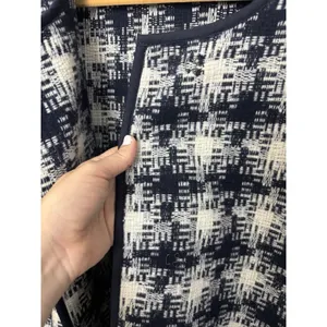 Old Navy Navy White Houndstooth Wool Blend Cardigan Jacket XXL Classic Pockets thumbnail 5