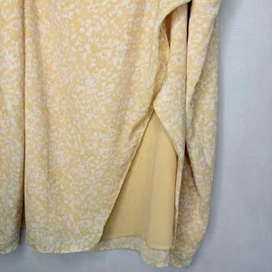 Abercrombie & Fitch Mid Rise Asymmetrical Hem Midi Skirt thumbnail 6