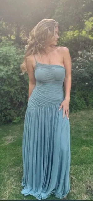 Ronny Kobo Collection Monroe Asymmetric Jersey Gown thumbnail 1