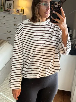 H&M Striped Long Sleeve Tee thumbnail 3