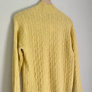 NWT J. Crew Factory Wool Mock Neck Sweater Extra Soft Yarn Yellow Small thumbnail 4