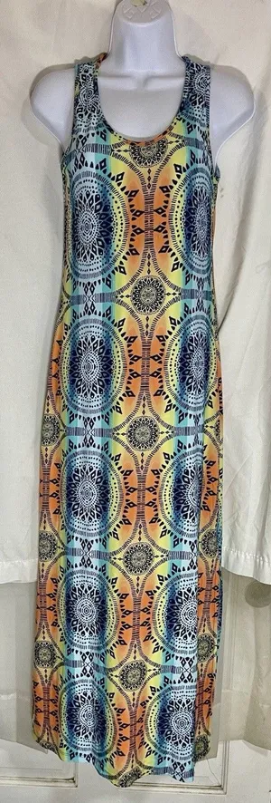Beautiful Love... Boho Medallion Maxi Dress – Size Medium thumbnail 1