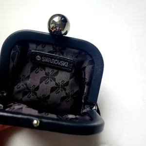 Swarovski black Monroe frame coin purse thumbnail 5