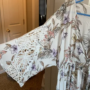 Life overalls coverups NWT White Size M thumbnail 2
