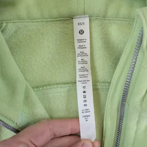 Lululemon Scuba Oversized Half-Zip Hoodie Dewy Green W3DM4S XS/S thumbnail 4