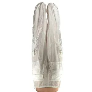 White Fox White High Waisted Drawstring Windbreaker Cargo Jogger Pants Size XS thumbnail 3