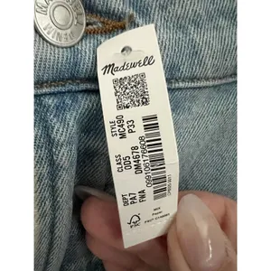 Madewell The Perfect Vintage Jean Size 33 P Blue Light‎ Fiore Wash thumbnail 3