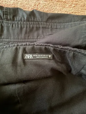 Zara Strapless Cargo Jumpsuit by Zara Black Size XS thumbnail 11
