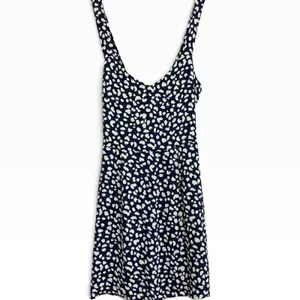 REFORMATION Humphrey Dress Navy White‎ Abstract Animal Print Mini Sweetheart 4 S thumbnail 4