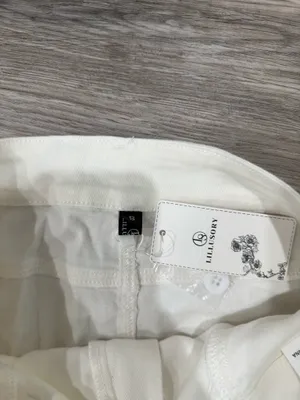 White Cargo Mini Skirt thumbnail 2