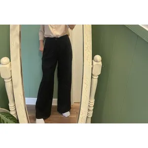 MELLODAY Women’s Black High Rise Wide Leg Pants Size M thumbnail 2