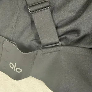 Alo‎ Yoga Women Black Fast Bra Adjustable Criss Cross Straps Activewear W7162R M thumbnail 5