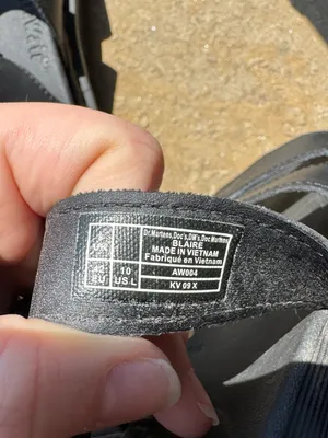 Dr. Martens Blaire Platform Sandal Black Buckle Strap Women’s 10 Grunge Goth Emo thumbnail 2