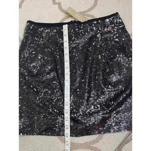 J. Crew sequin classic mini pleated front pockets skirt, size 4, 28623,MSRP $138 thumbnail 5