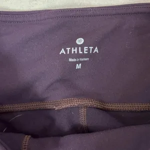 Athleta Purple‎ Women’s Athletic Yoga Running Full length Leggings Size M thumbnail 4
