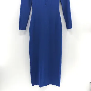 Bardot Collar Knit Dress in Cobalt‎ thumbnail 8