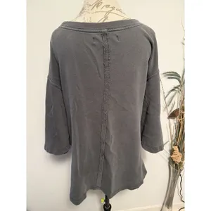Free People Beach Venice Crewneck Tee In Black Sz‎ XS With Pockets Dress thumbnail 2