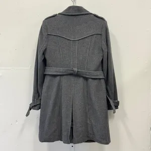 Marc New York Andrew Marc Gray Wool Blend Belted Overcoat Coat Jacket Womens 8 thumbnail 2