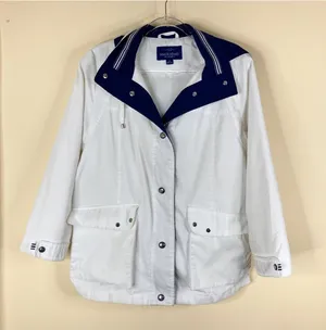 Mackintosh New England Vintage Rain Jacket Waterproof Poly Cotton Womens Small thumbnail 1