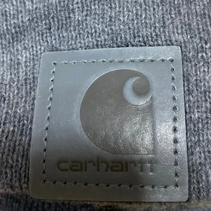 Carhartt Women's Gray Rib Knit Cuffed Snow Winter Bonnet Beanie Hat One Size thumbnail 4