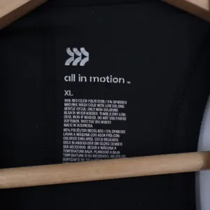 All In Motion Tank Top Womens XL Black High Neck Racerback Excellent thumbnail 3