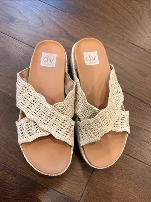 DV by Dolce Vita Sivan Platform Crossband Sandals Size 8 - C72-007 thumbnail 2