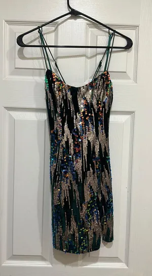 Hello Molly Dress EMERALD HILLS DRESS GREEN SEQUINS thumbnail 6
