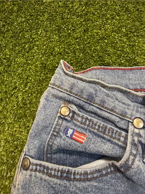 Vintage Wrangler 20X Tulsa Low Rise Slim Fit Mom Jean Light Wash‎ 90's WTS25SL thumbnail 6