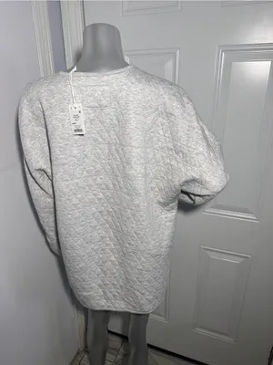 Marine Layer Corbet Quilted Liner Jacket Gray Heather Medium M NWT Collarless thumbnail 6
