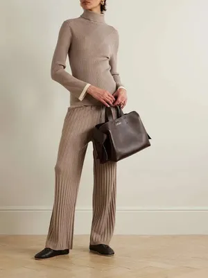 Varley Ravena ribbed-knit turtleneck top thumbnail 2