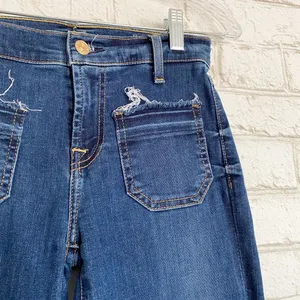 7 For All Mankind The Ankle Skinny Jeans Size 24 thumbnail 3